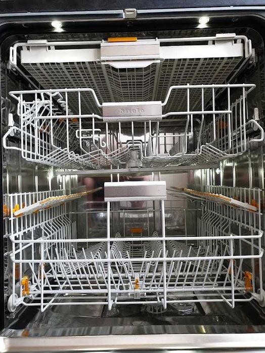 LED Wi-Fi Черно Инокс Miele Auto Open Съдомиялна - Частично Вграждане