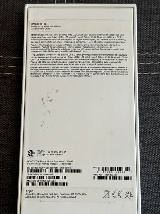 iPhone 14 PRO,black,256гб