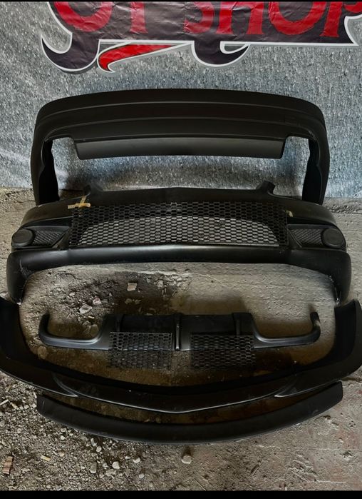 Бампер на мерседес w219 AMG, накладки, диффузор  ,губа