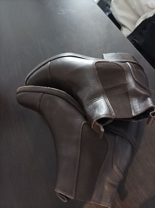 Ghete damă piele ,maro