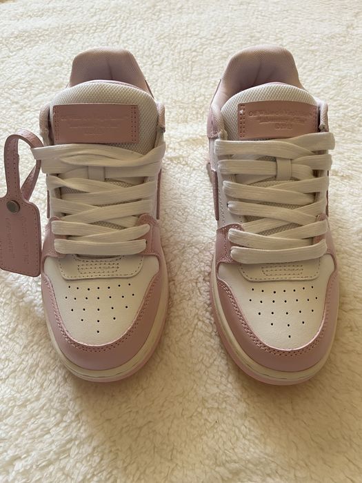 Adidași Off White out of office roz marimea 38