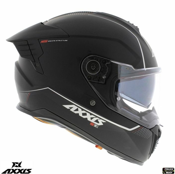 Casca moto Axxis Hawk Negru, ochelari de soare, S, M, L, XL, 2XL Noua!