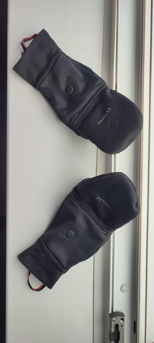 Ветроупорни ръкавици за планински трекинг MT900 – унисекс, черни