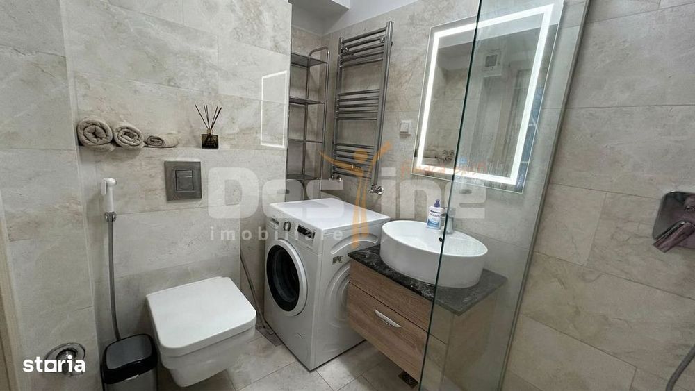Apartament modern, 2 camere, compartimentare open space, 47mp Copou