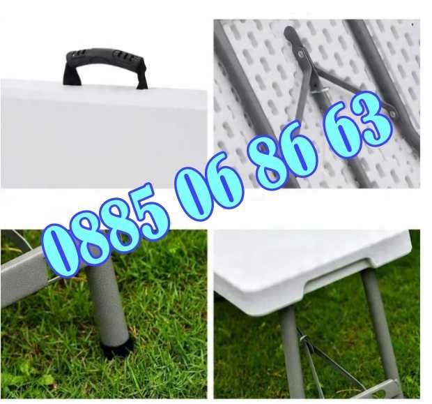 Сгъваема пейка за кетъринг 180 cм за 4 човека