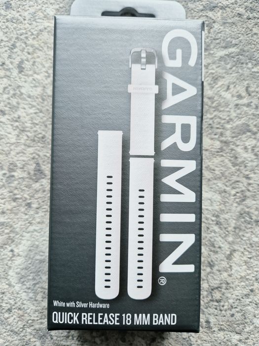 Гармин Garmin бяла каишка нова