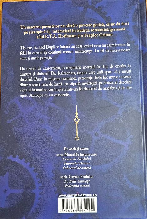 Vand romanul Ceasornicul de Philip Pullman