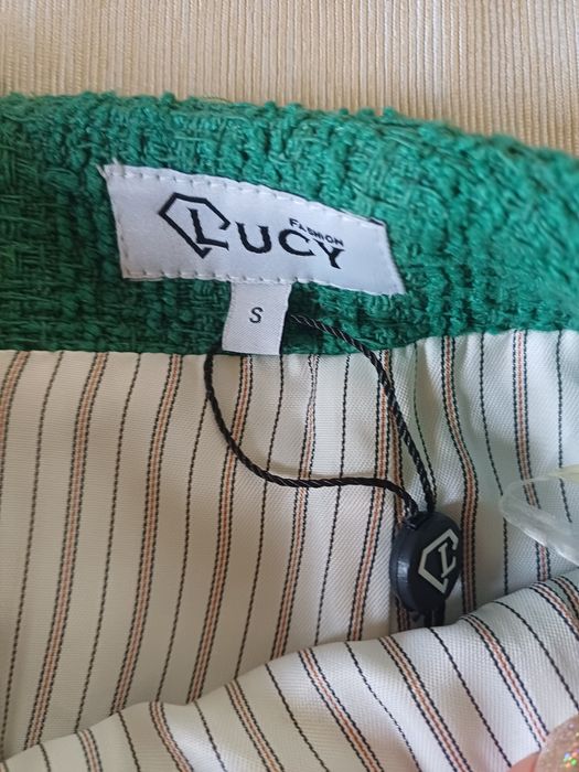 Нова пола Lucy в зелен цвят