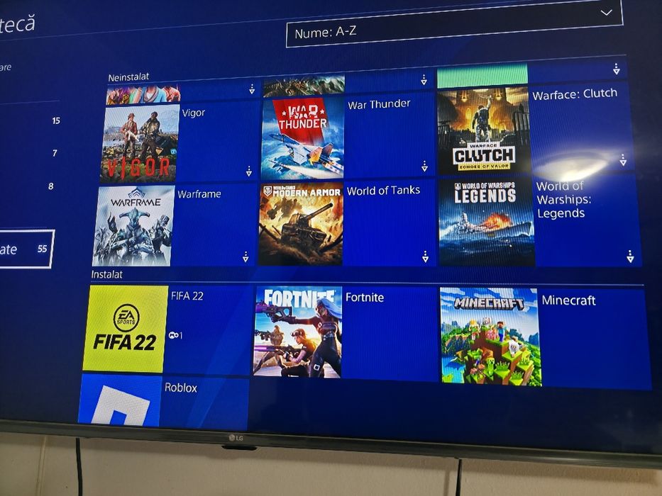 Ps4 Pro Playstation4 Pro + 55 jocuri GTA5-FC26-MINECRAFT