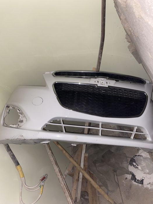 Передний бампер на шевроле спарк