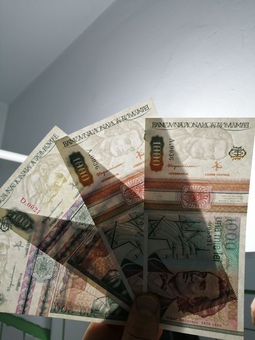 Bancnote vechi românia serii consecutive.