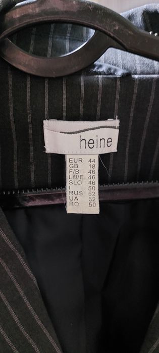 Пиджак серый в полоску разм 42турец.