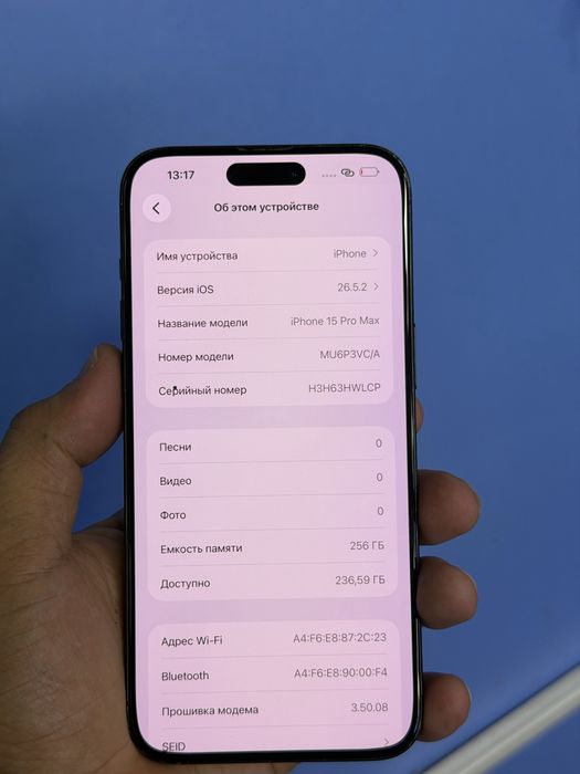 iphone 15 pro max 256gb