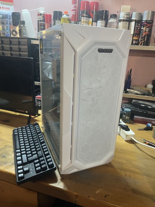 Pc gaming White RGB Led