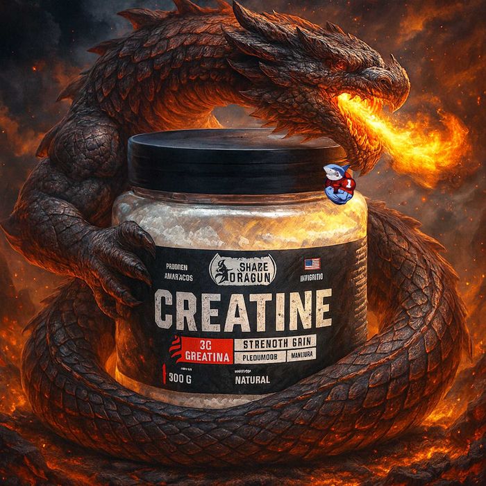 Creatine от Snake Dragon 300 грамм 100 порций 3 грамм креатина.