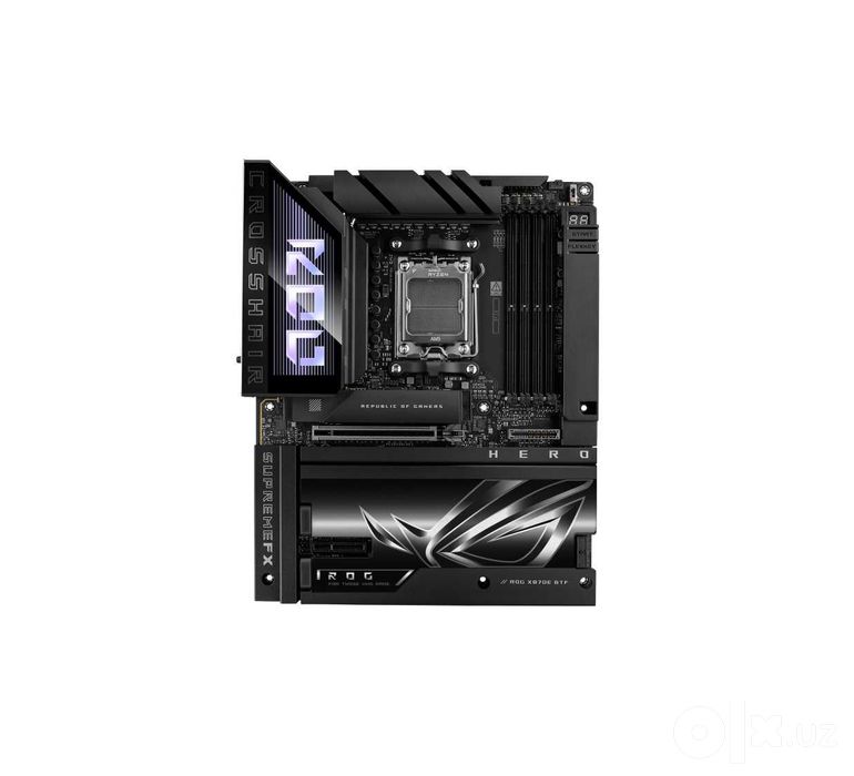 - Материнская плата Mb Asus Amd AM5 ROG CROSSHAIR X870E HERO BTF DDR5
