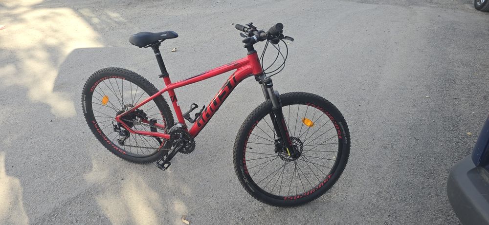 Bicicleta MTB Kellys Spider 50, roti 27,5", rosu, cadru aluminiu