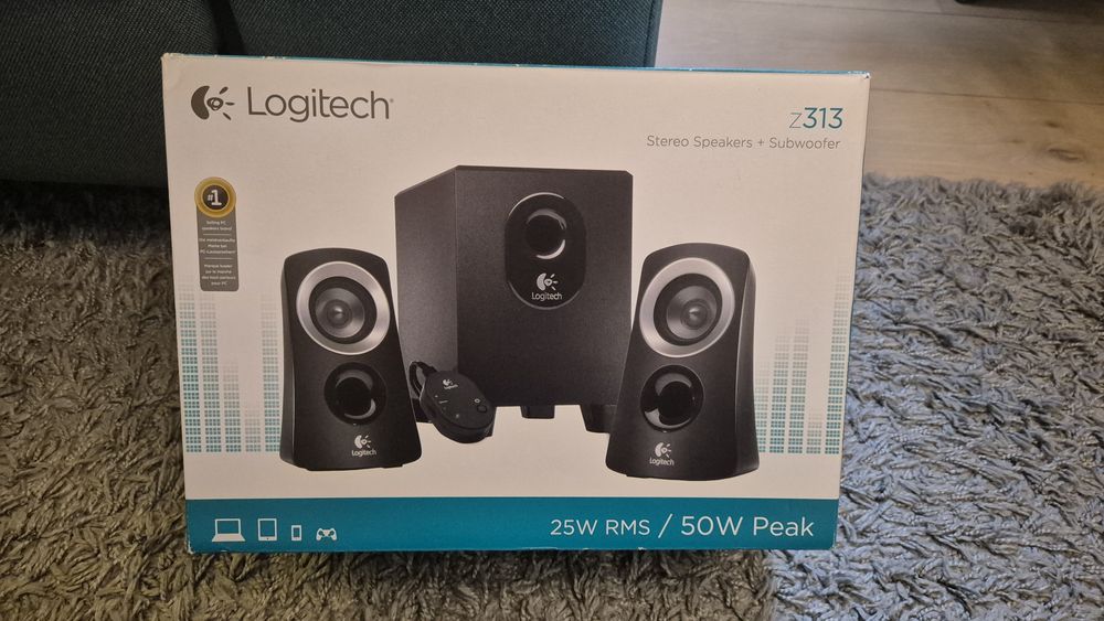 Колонки Logitech със суббуфер