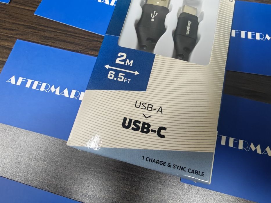Кабел Energizer - C520CKRD, USB-A/USB-C, 2 m, черен