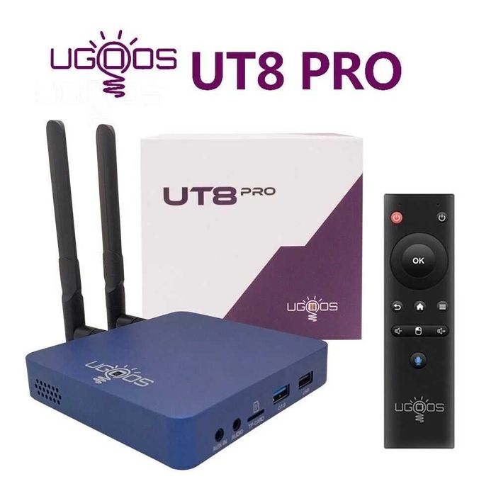 Тв бокс UGOOS UT8 Pro 4GB 32GB RK3568 And11 WIFI 6 1000M BT5.0 tv Box