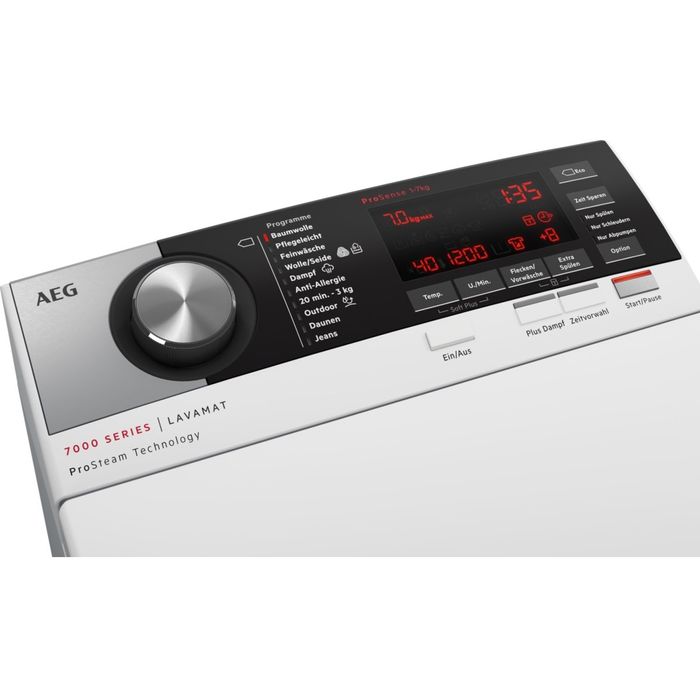 Пералня с горно зареждане AEG LTX7C373E  7кг A+++