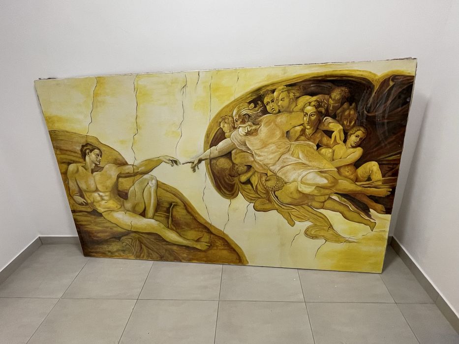 Tablou 2,5mx1,5m “The Creation of Adam”