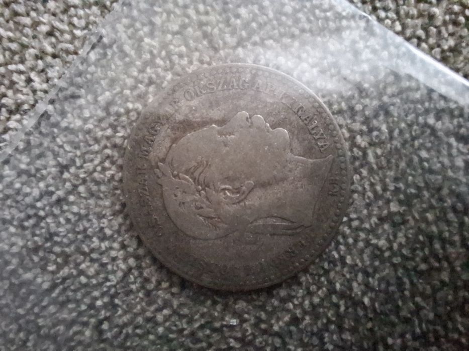 Сребърна монета 20 Крайцера 1869г.