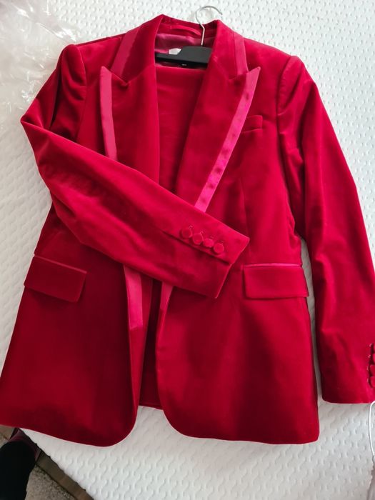 REISS Red velvet costum