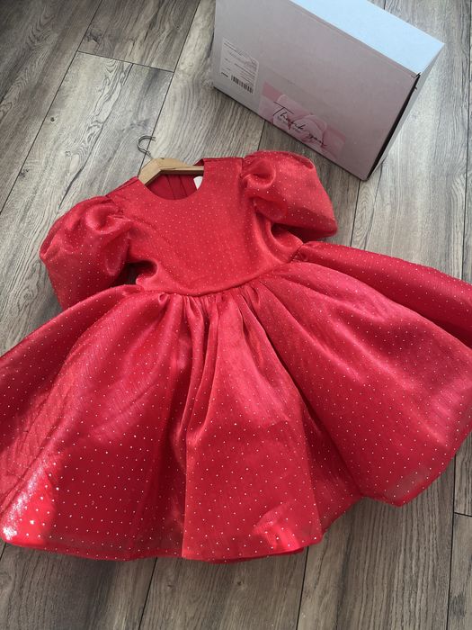 Petit fleur коледна рокля  11-12 г