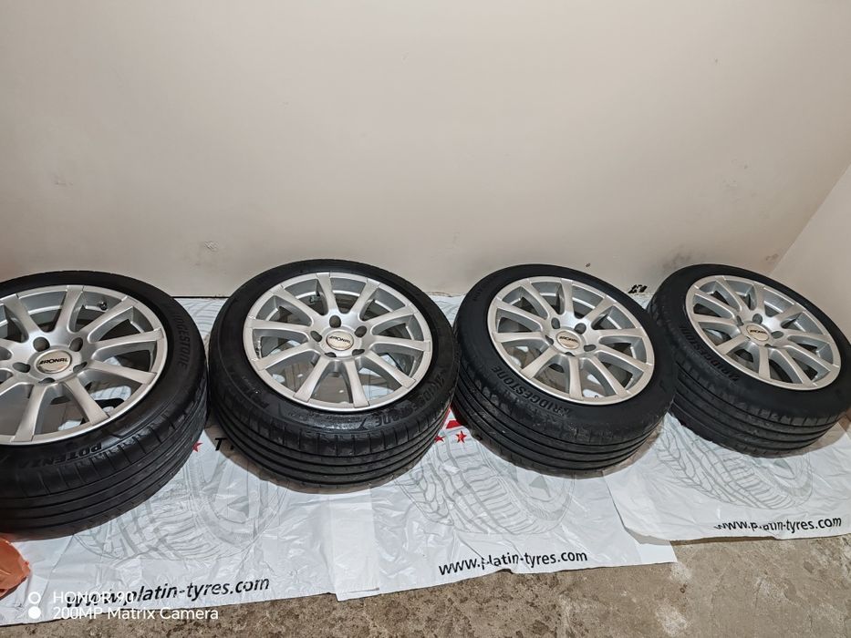 Джанти с гуми и фланци +болтове за BMW