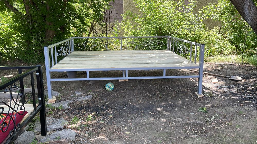 Тапчан (топчан) разборный металлический