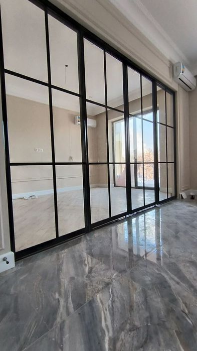 Стеклянные двери/ Раздвижные двери/ От производителя