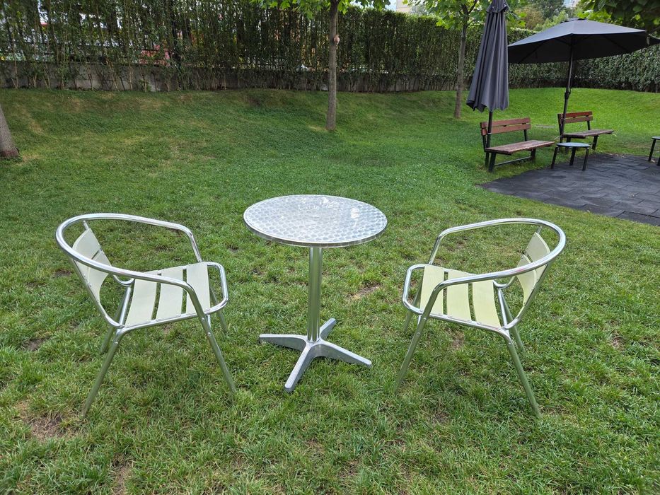 Алуминиев градински комплект "ОТО" (маса с 2 стола) - 149 лв.