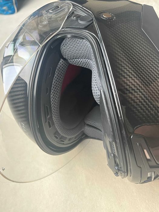 Най-висок клас карбонова каска Stealth размер M / L мото шлем