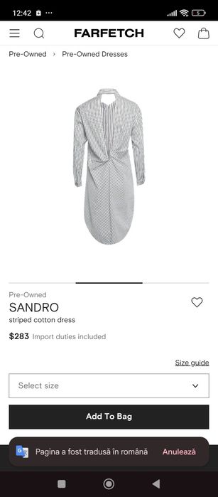 Rochie de damă Sandro