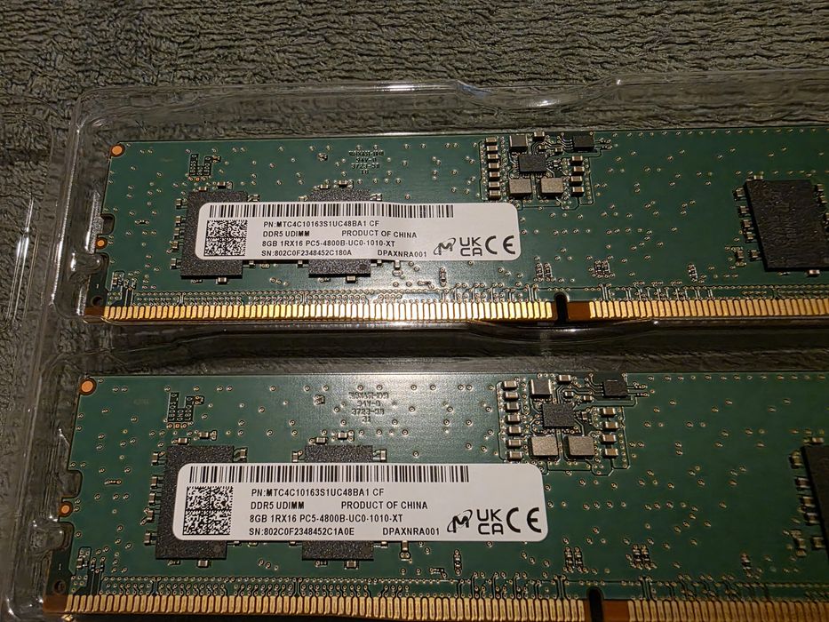 NOU. Memorie RAM DDR5 pentru PC Micron