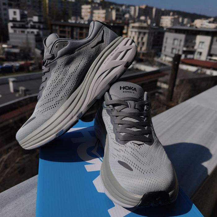 Hoka Bondi 8 “Grey” 44