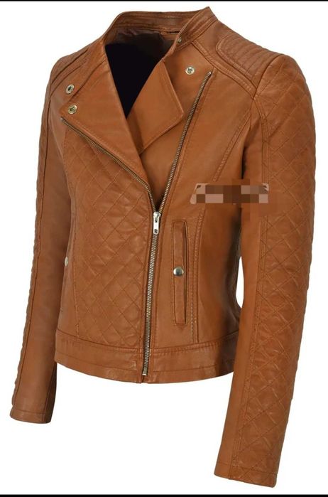 Дамско яке естествена кожа  размер S