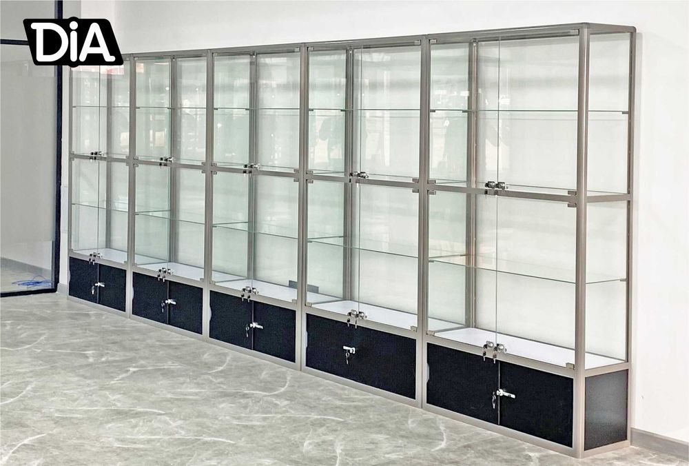 Прилавок витрина, стеклянная, metal oynaly vitrina va prilavkalar