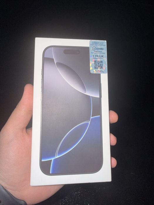 Iphone 16 pro black titanium 128gb