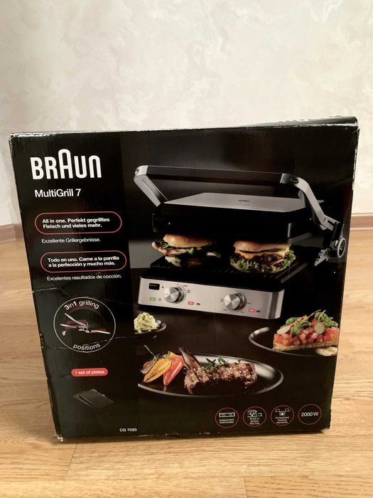Продаю абсолютно новый электрогриль Braun CG-7020