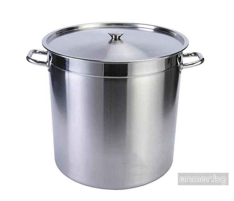 тенджери, казани двойно дъно, различни размери