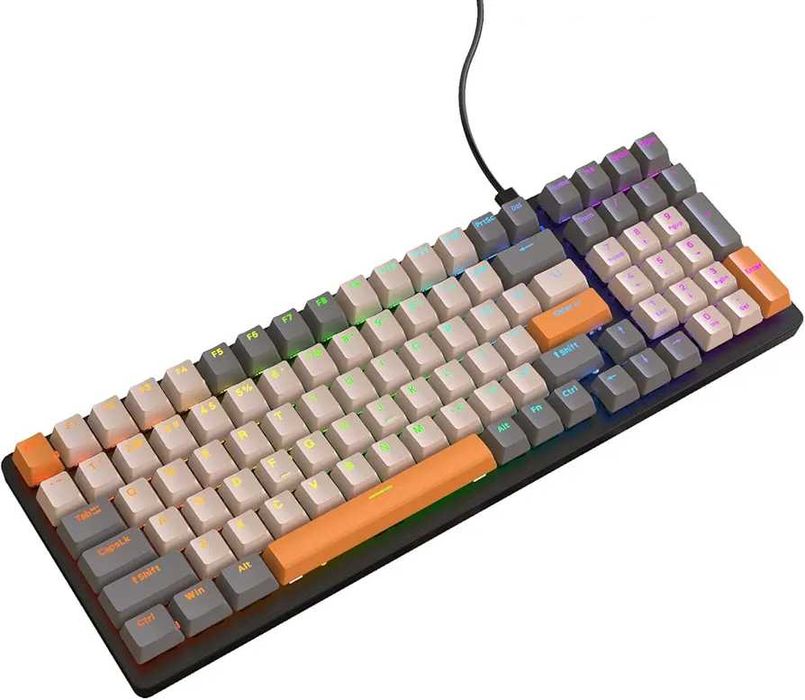 Геймърска Механична Клавиатура ZIYOULANG, RGB, Bluetooth/2.4G/Wireless