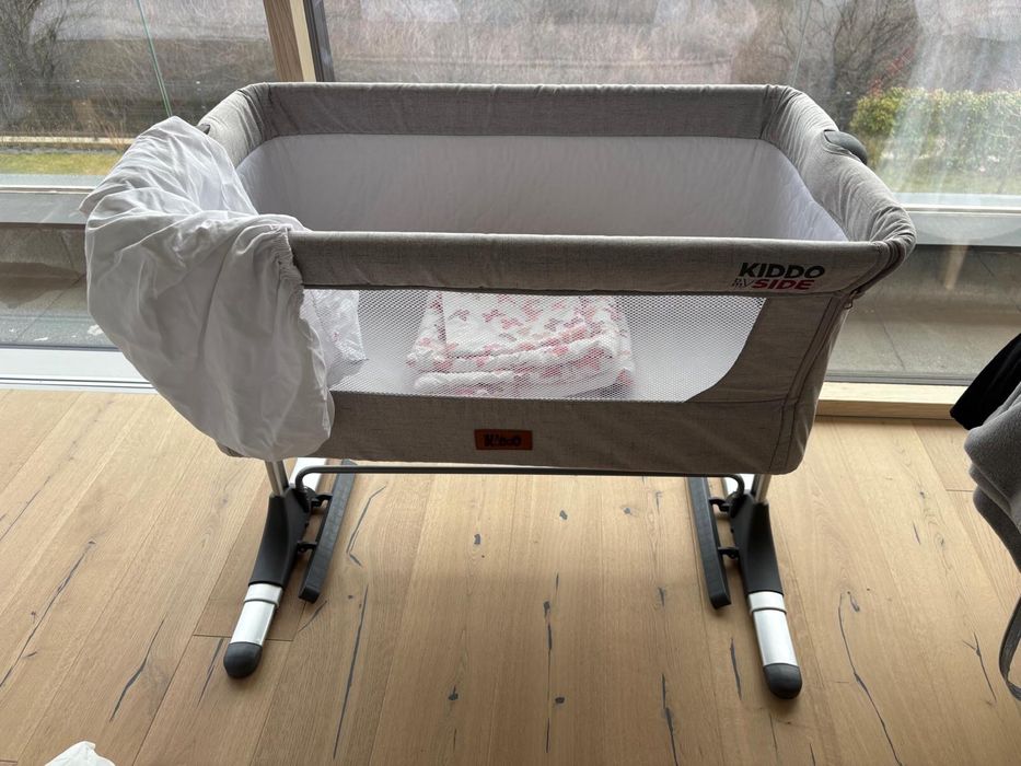 Бебешко легло Kiddo by my side с 2 протектора