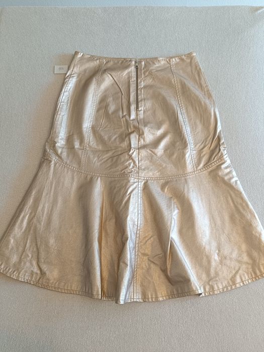 Fustă Imperial argintiu/Champagne metalizat