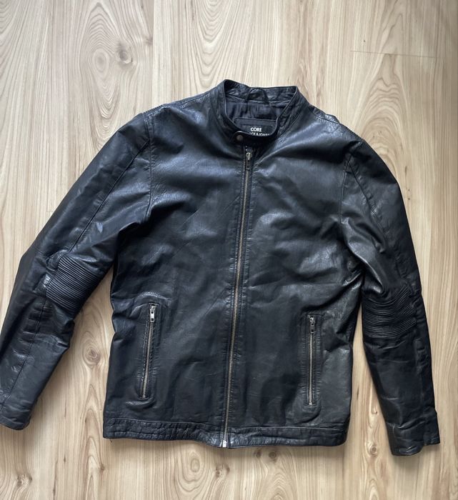 JACK & JONES / мъжко кожено(естествена) яке L