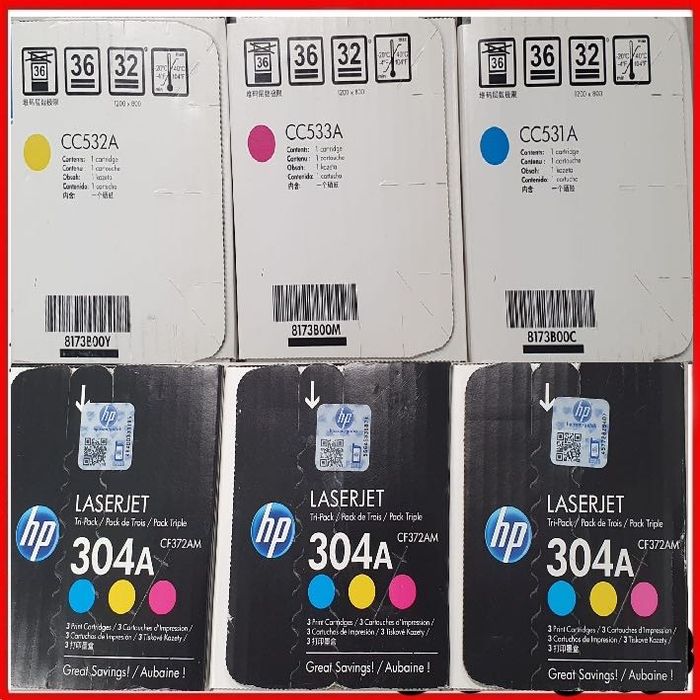 toner cartus hp  304a color cc533a,cc532a,cc5321a
