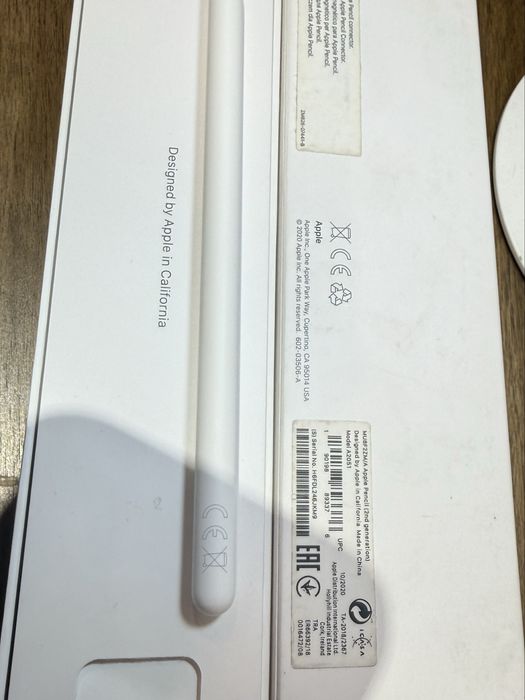 Apple pencil 2 model a2051 оригинал