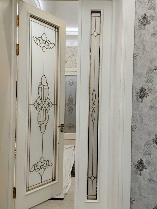 Гулли нақшли ойна витраж ясаб берамиз