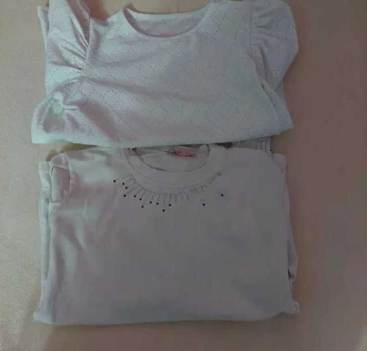 Bluzeset școală albe 134